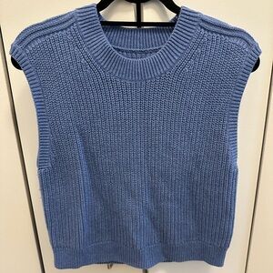 Abercrombie Crew Shell Sweater - Light Blue/Periwinkle - size S